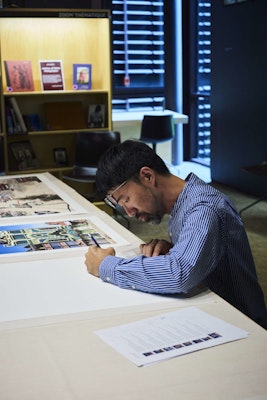 Tatewaki Nio, salon de lecture Jacques Kerchache, June 2017 © musée du quai Branly - Jacques Chirac, 