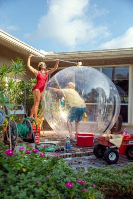 George Kamper - Bubble Boy Washing His Bubble