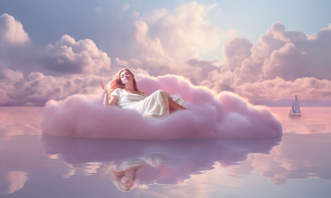 Rest on a cloud by Oleksandr Galeta